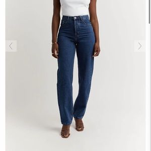 JAXON DARK BLUE STRAIGHT DENIM JEAN